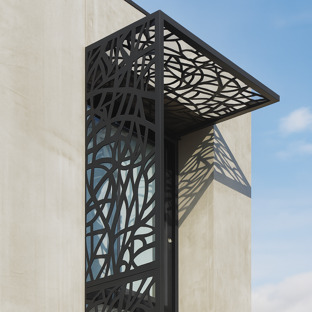 Custom metal window & door sun breaker