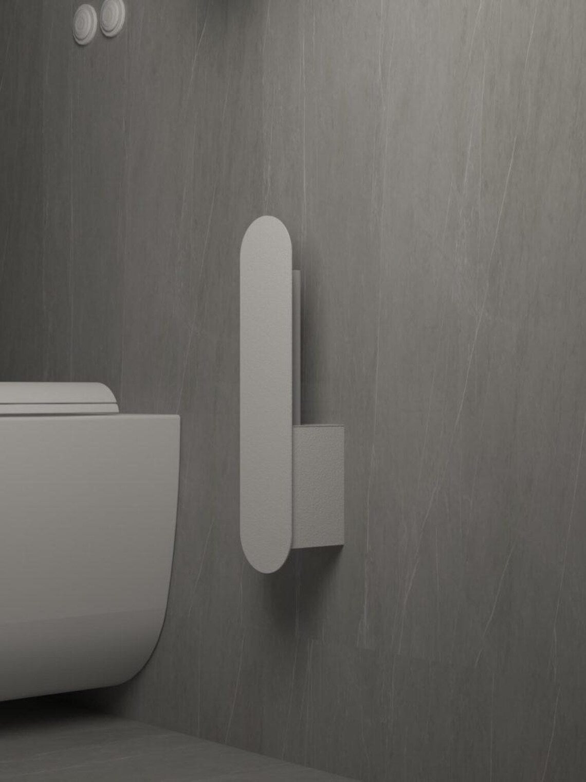 HideBrush – Wall-Mounted Toilet Brush Holder
