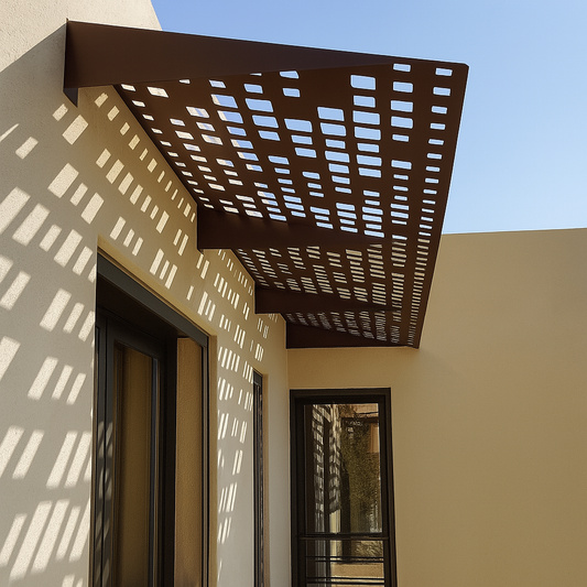 Custom metal window & door sun breaker