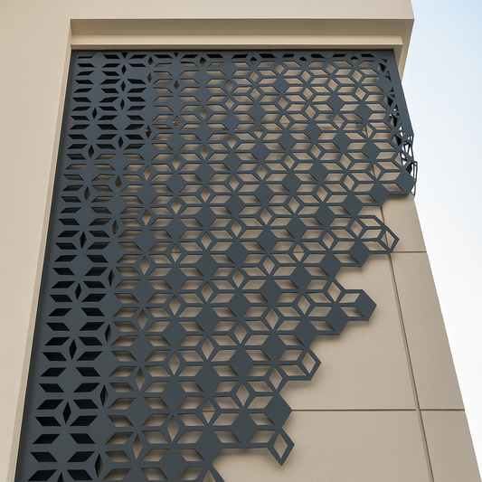 Custom outdoor wall façade