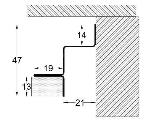 Ceiling Shadow Gap