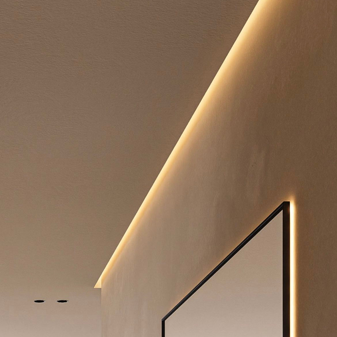Ceiling Shadow Gap with Led