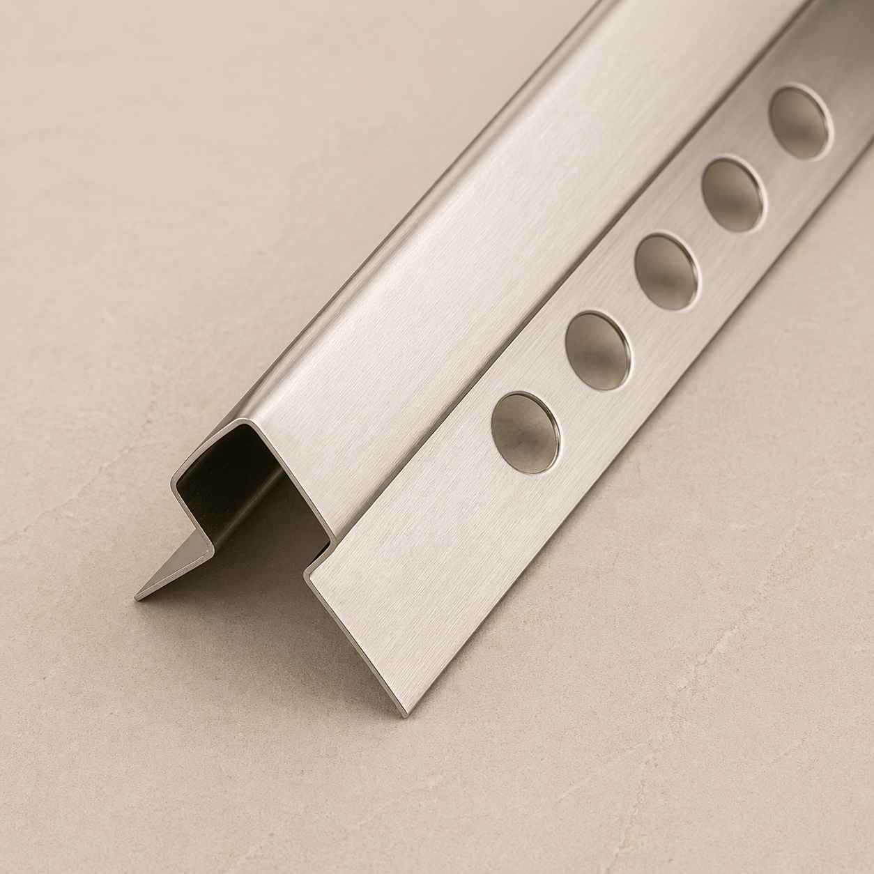 W shaped edge profile