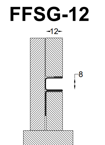 F shaped Shadow gap