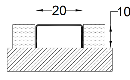 U Shaped trim
