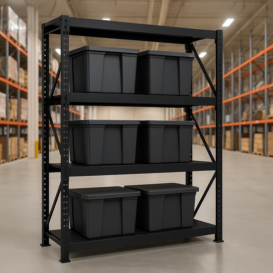 Medium duty racking shelf