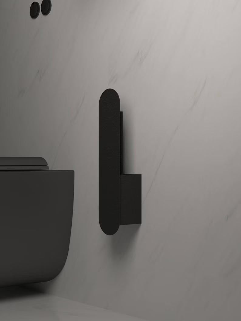HideBrush – Wall-Mounted Toilet Brush Holder