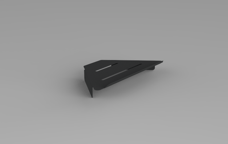 CornerFlow – Triangular Bathroom Shelf (set of 3)
