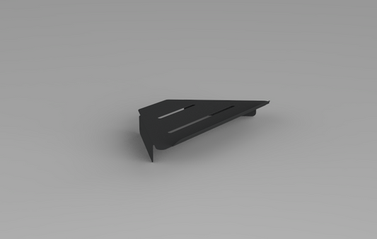 CornerFlow – Triangular Bathroom Shelf (set of 3)