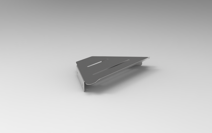 CornerFlow – Triangular Bathroom Shelf (set of 3)